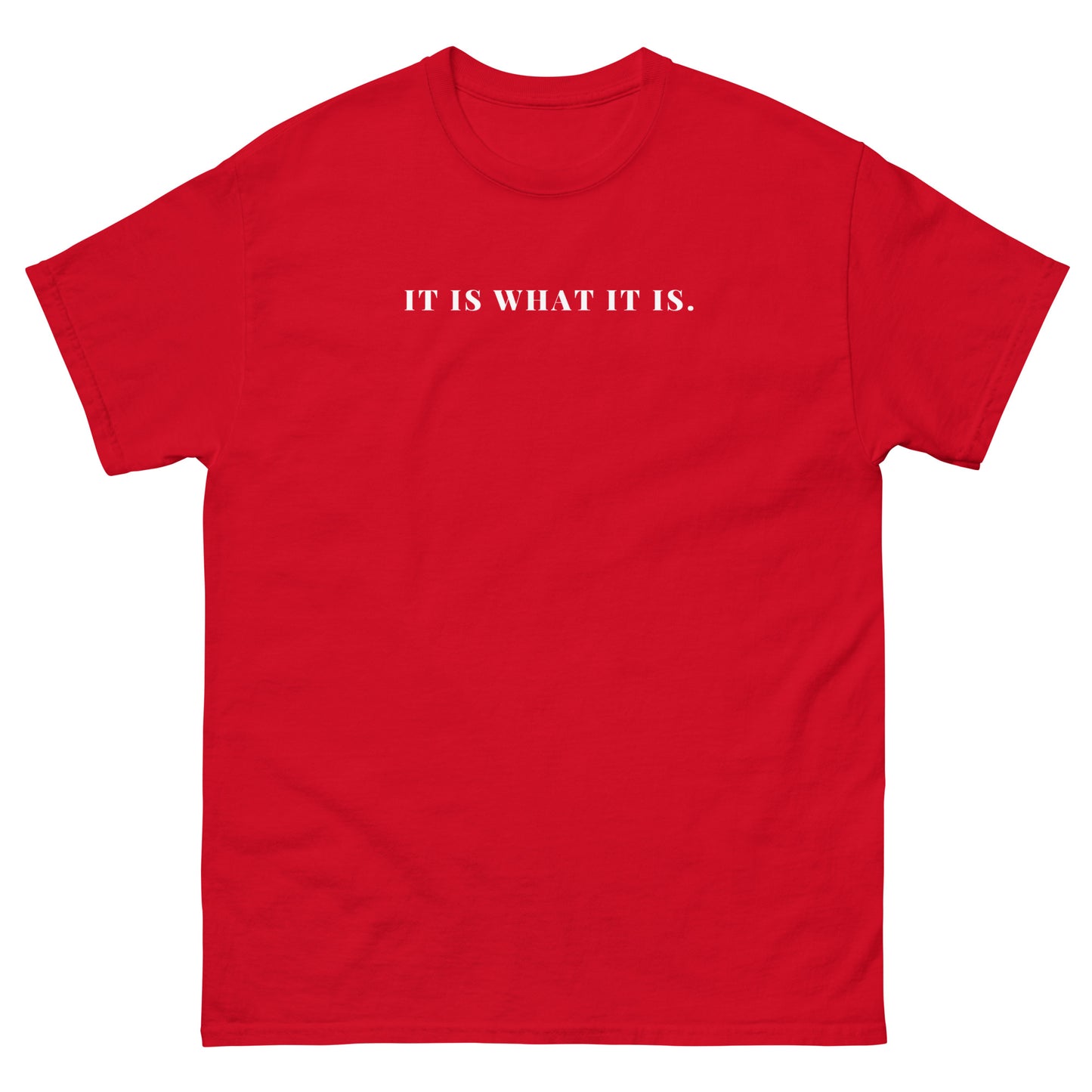 It Is What It Is.