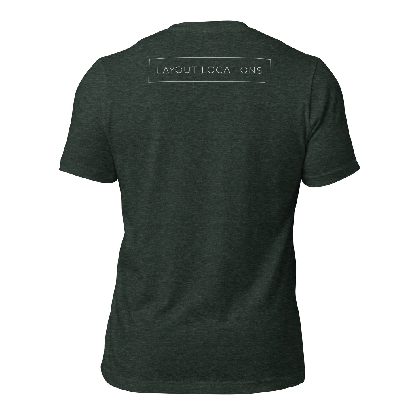Layout Locations Custom Logo Shirt
